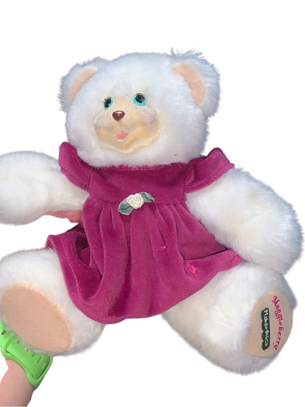 Fisher Price Briarberry Collection BerryBeth Bear Vintage Plush 1998 9.5"